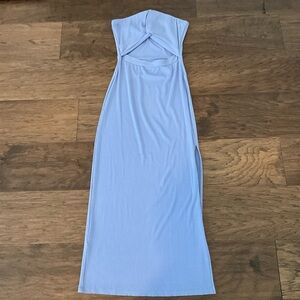 L*Space Light Blue Strapless Dress